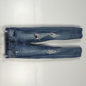 Judy Blue Distressed Acid Splash Boyfriend Jeans